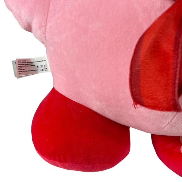 Nintendo Kirby Ninja Karate Mad Angry Face Limited Edition Large Sized Plush 12” - Picture 8 of 15